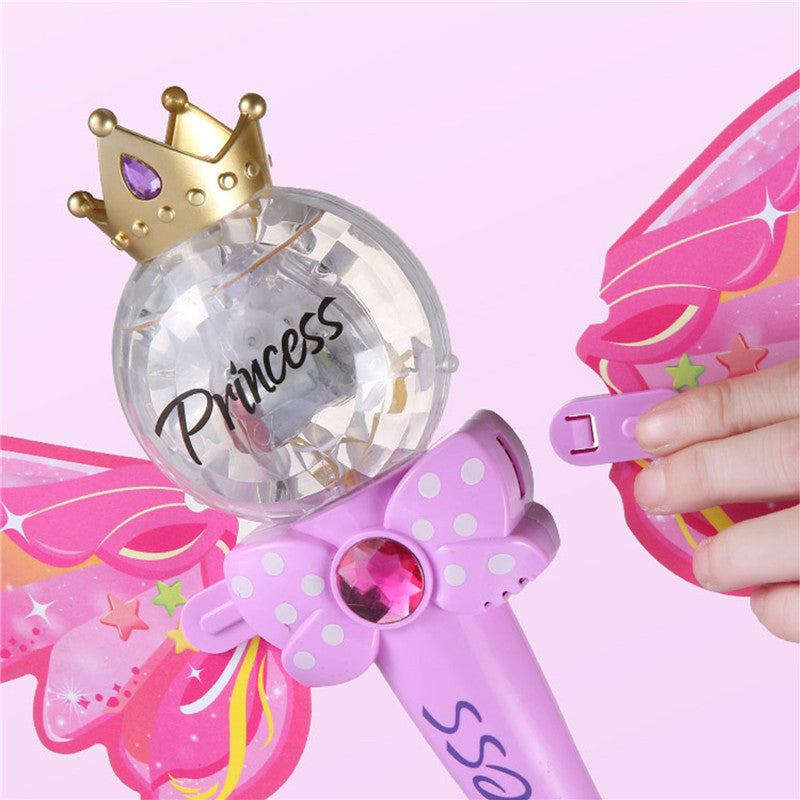 Fairy Princess Magic Wand Bubble Machine