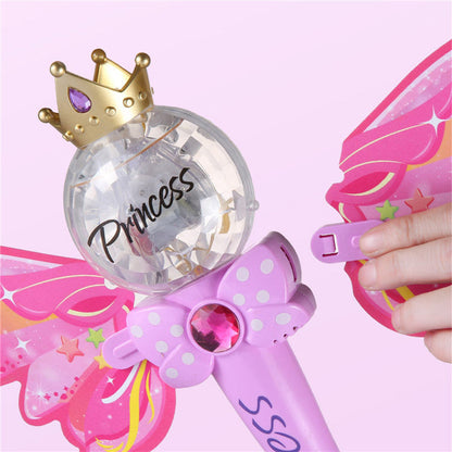 Fairy Princess Magic Wand Bubble Machine