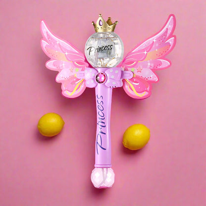 Fairy Princess Magic Wand Bubble Machine