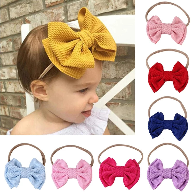 Big double bow headband