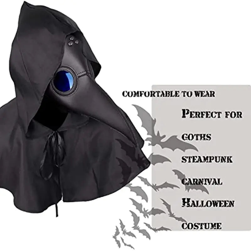 Steampunk Leather Plague Doctor Mask