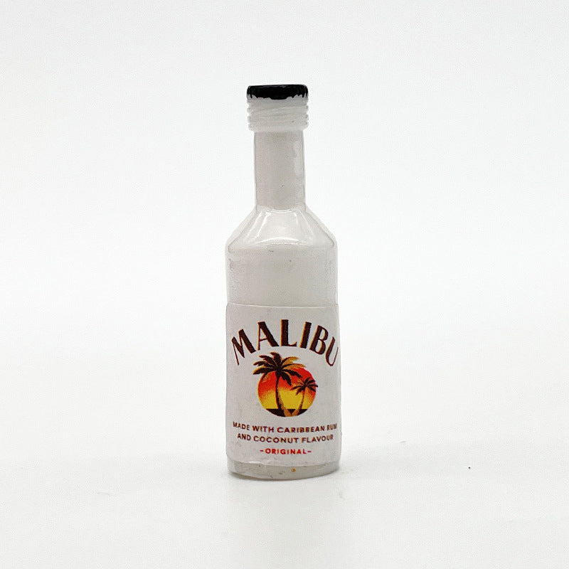 Cute 10pc Mini Resin Liquor Bottles