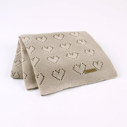 Baby Blanket Love Hollow Hug Blanket Baby Windproof Cover