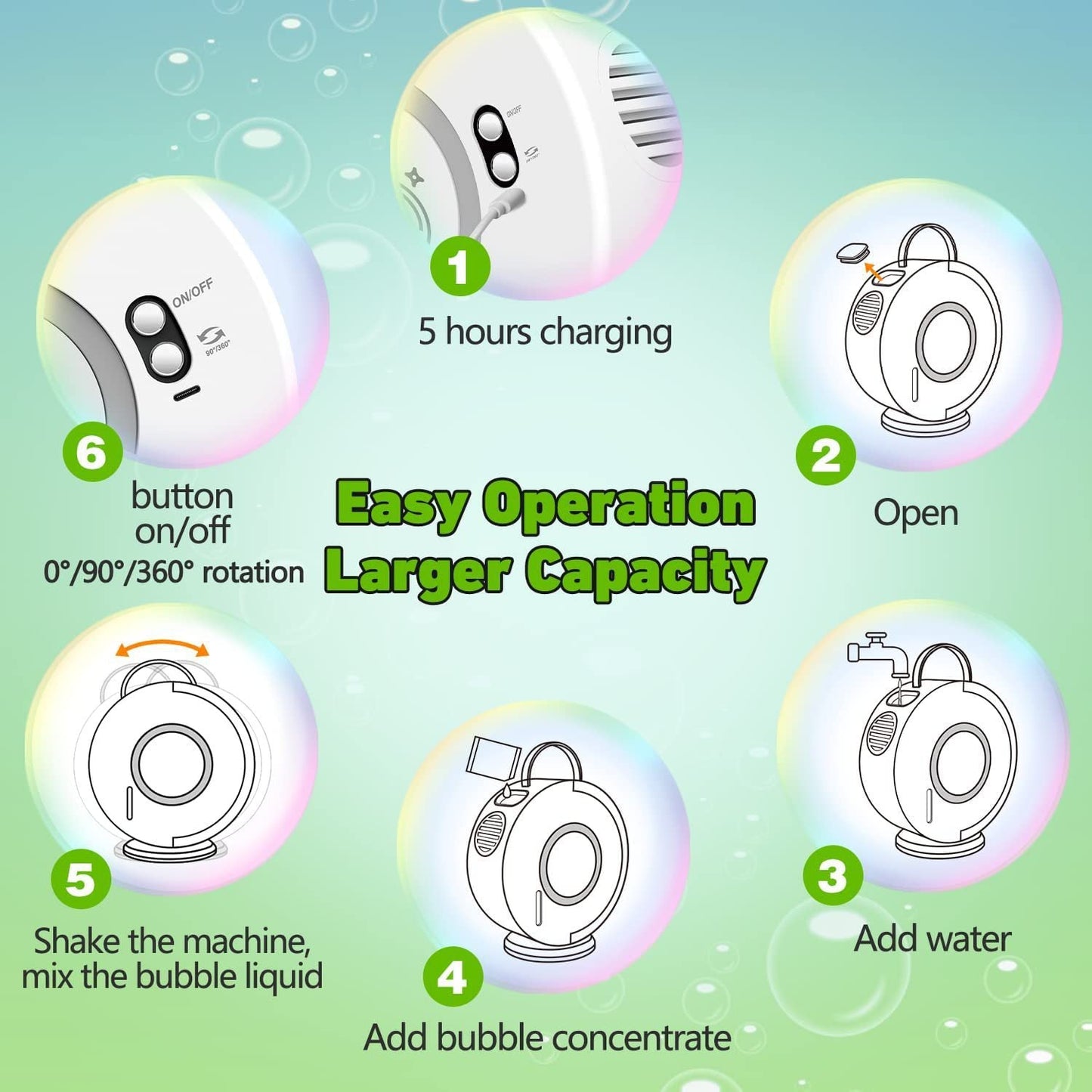 Electric Bubble Gun