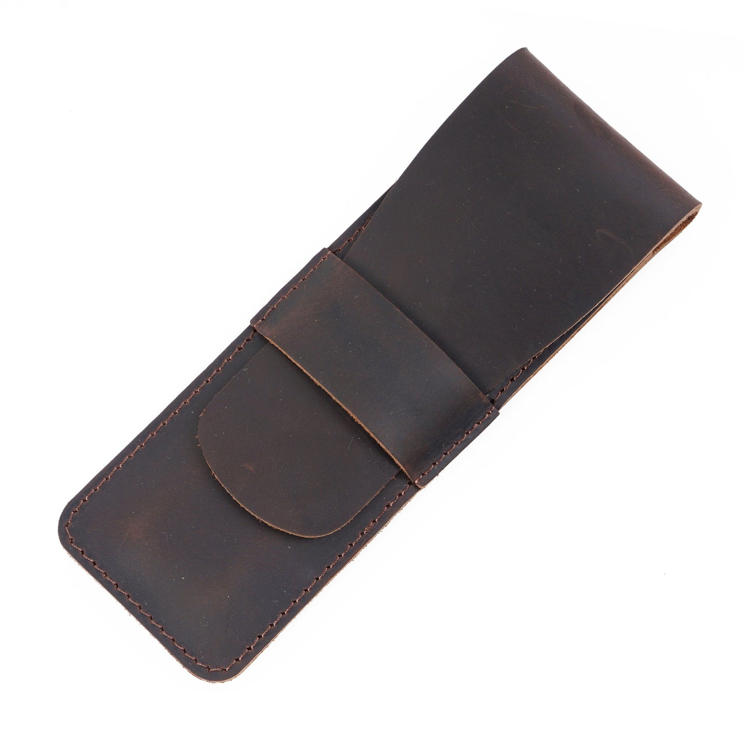 Retro Simple Handmade Genuine Leather Pen Bag