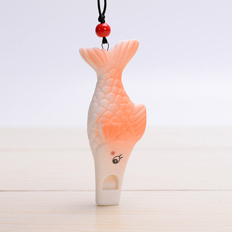 Marine Crafts Ceramic Whistle Necklace