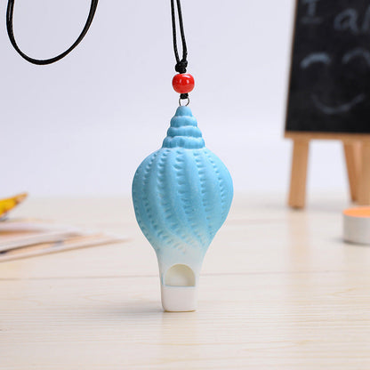 Marine Crafts Ceramic Whistle Necklace