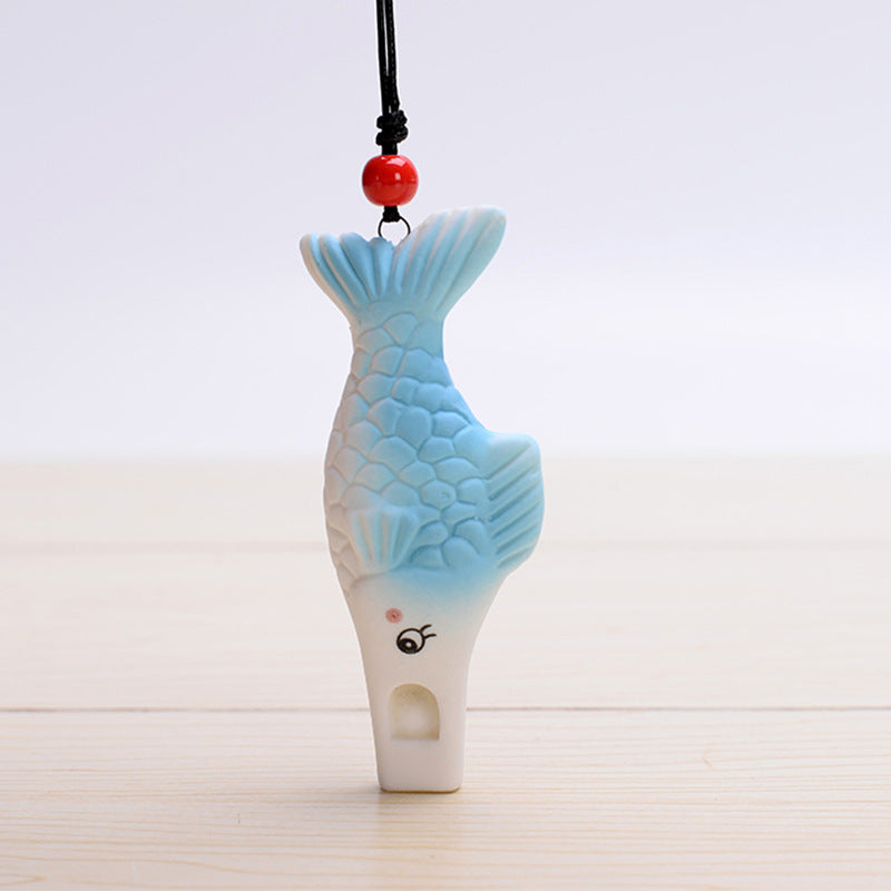 Marine Crafts Ceramic Whistle Necklace
