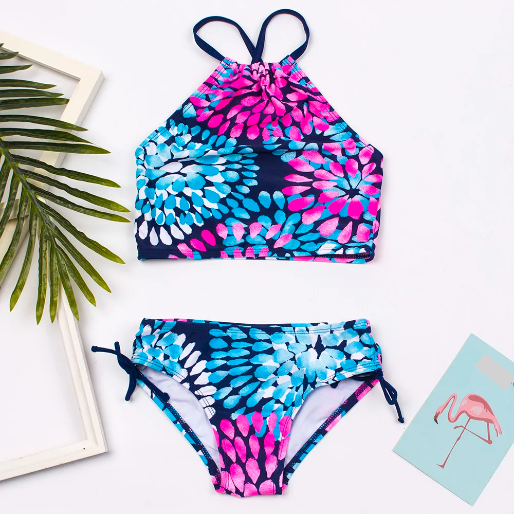 Colorful Kids Bikini Set - Summer Swimwear