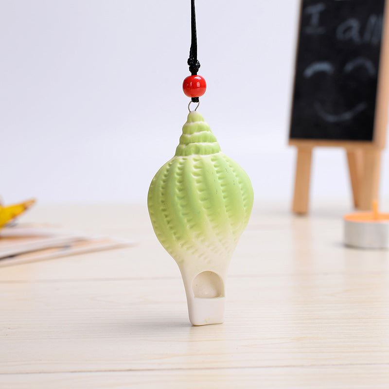 Marine Crafts Ceramic Whistle Necklace