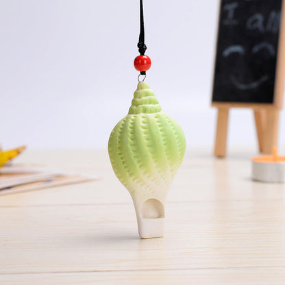 Marine Crafts Ceramic Whistle Necklace