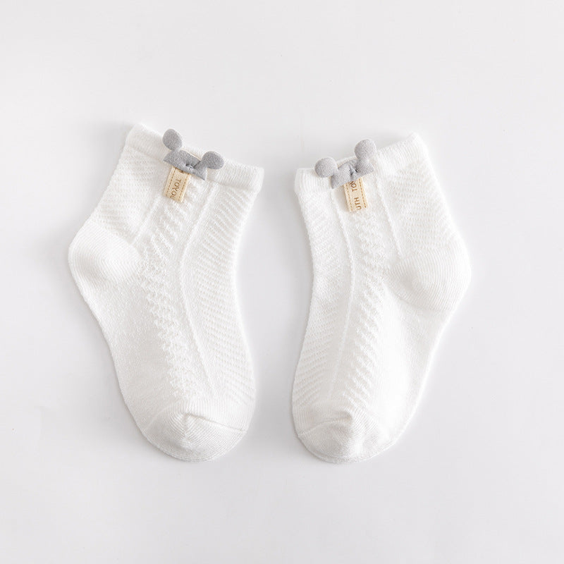 Wholesale Thin Breathable Mesh Newborn Kids Sock