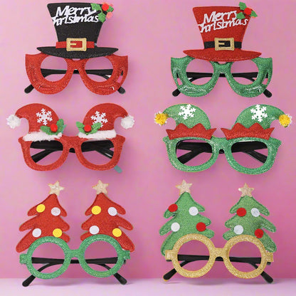 Kids Christmas Party Decoration Plastic Glasses