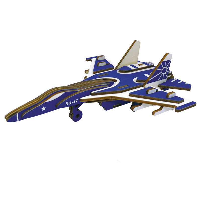 Wooden 3D Puzzle Toys for Kids' Education