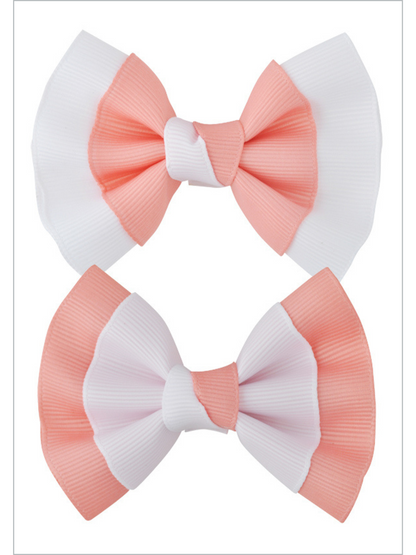 Preppy Schoolgirl Bow Hair Clips