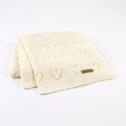 Baby Blanket Love Hollow Hug Blanket Baby Windproof Cover