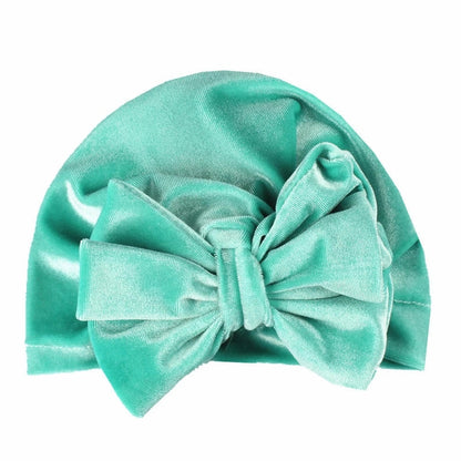 Velvet Bow Turbans