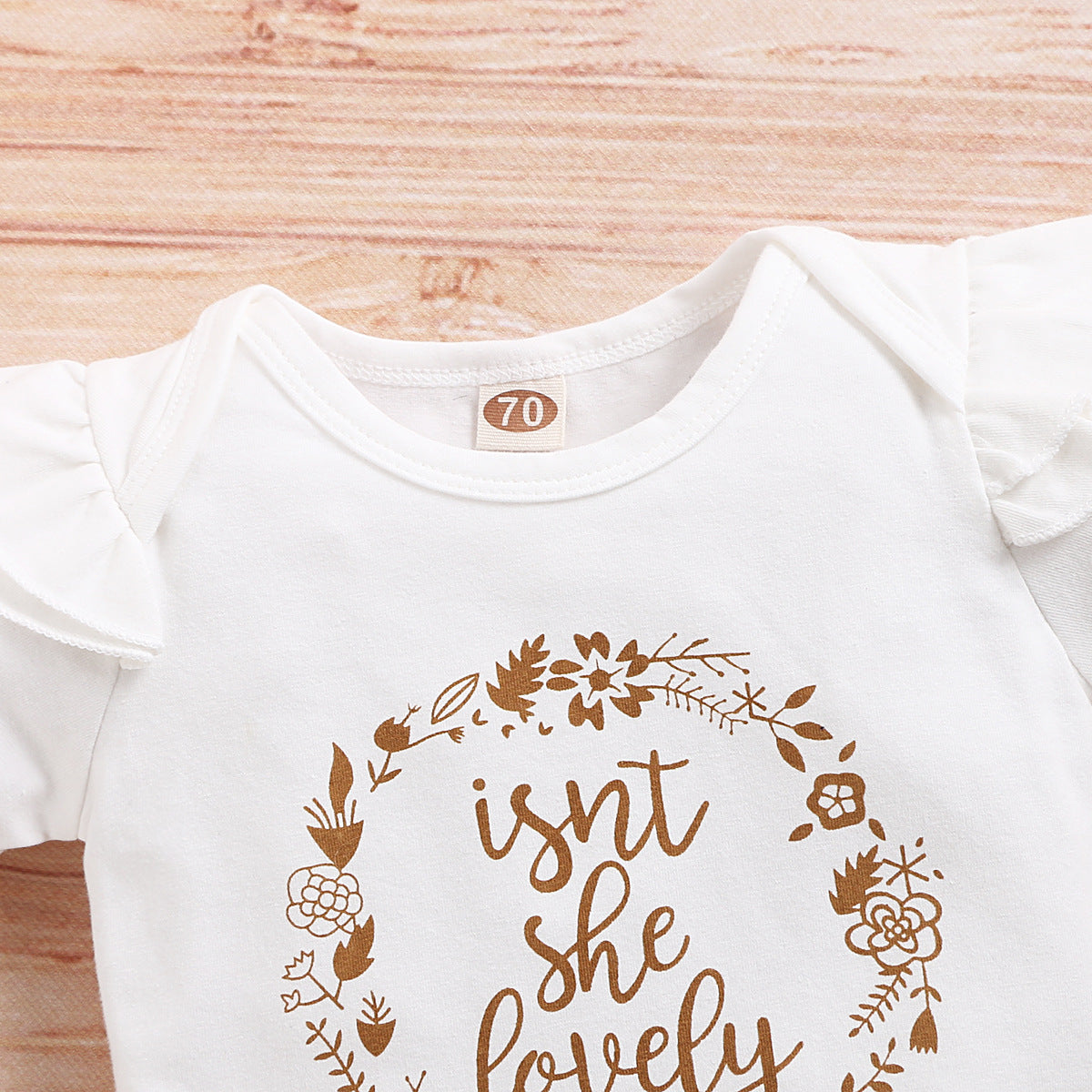 Girls Summer Short Sleeve Suit Cotton Baby Clothes