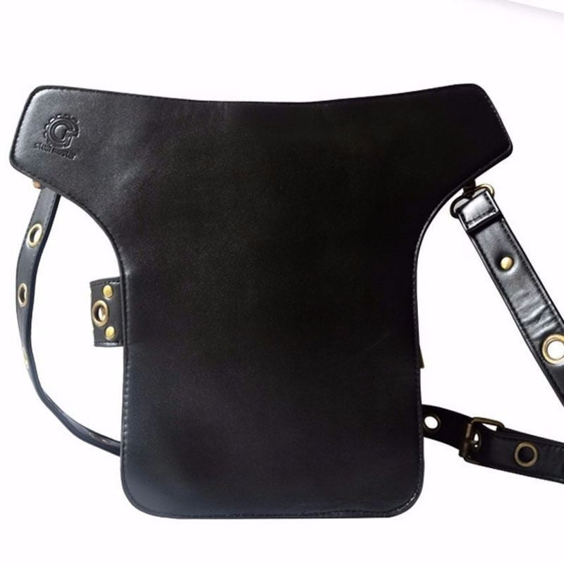 Steampunk Leather Shoulder Bag