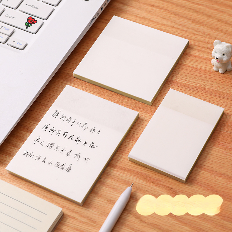 Paper Simple Transparent Post-it Notes