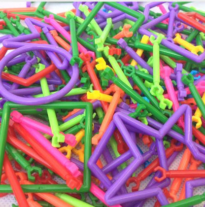 DIY Smart Stick Plastic Blocks- 256pcs Educational Building Set
