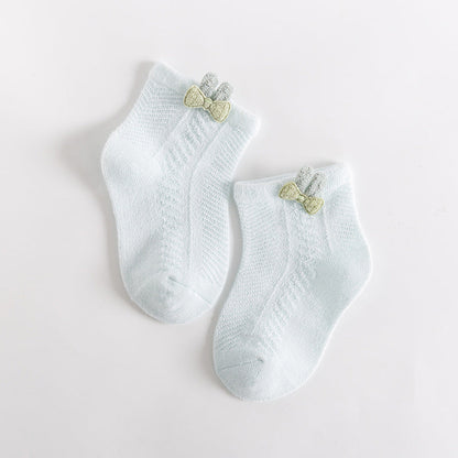 Wholesale Thin Breathable Mesh Newborn Kids Sock