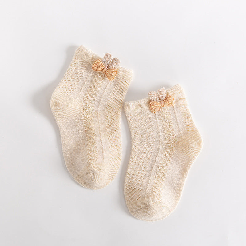 Wholesale Thin Breathable Mesh Newborn Kids Sock