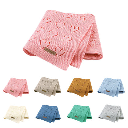 Baby Blanket Love Hollow Hug Blanket Baby Windproof Cover