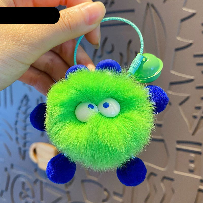 Cartoon Fur Ball Keychain