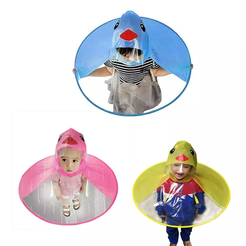 Cute Duck Wear-on Hands-free Umbrellas