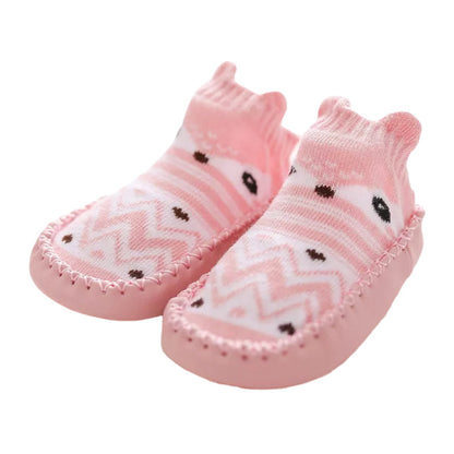 Baby Girls Boys Color-blocking Animals Cartoon Socks