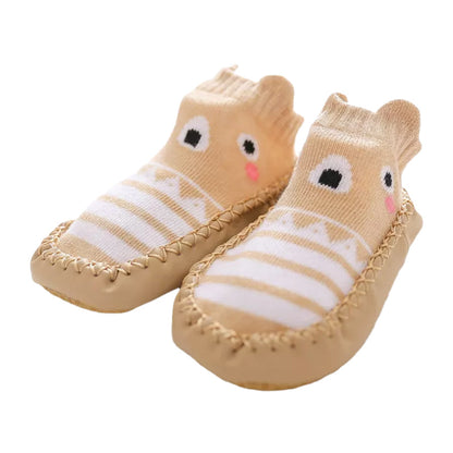 Baby Girls Boys Color-blocking Animals Cartoon Socks