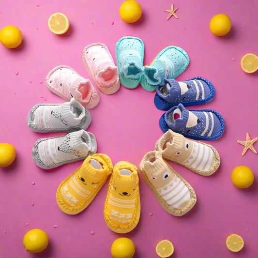 Baby Girls Boys Color-blocking Animals Cartoon Socks