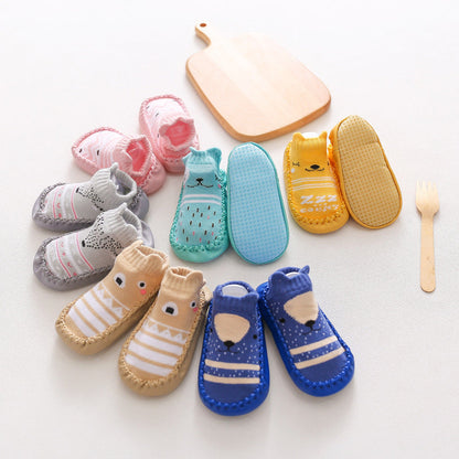 Baby Girls Boys Color-blocking Animals Cartoon Socks