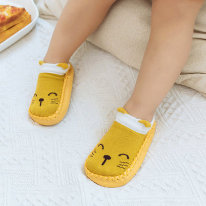 Baby Girls Boys Color-blocking Animals Cartoon Socks