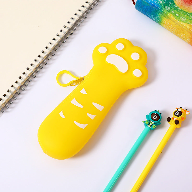 Creative Cat Claw Silicone Pencil Case