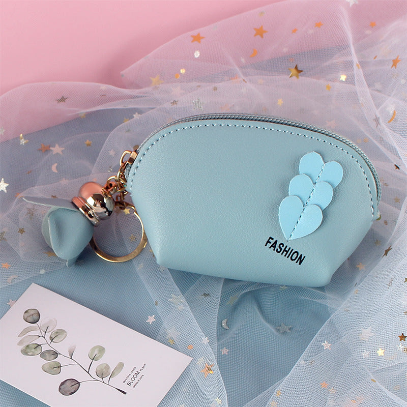 Mini Cute Hand-held Coin Wallet Coin Purse Keychain