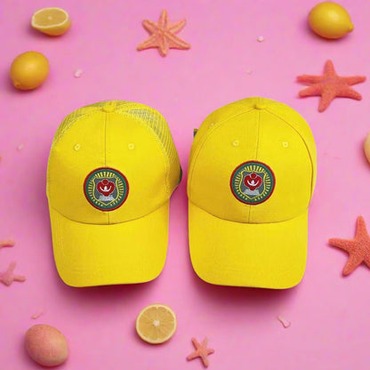Children's Medium Reflective Strip Safety Small Yellow Hat