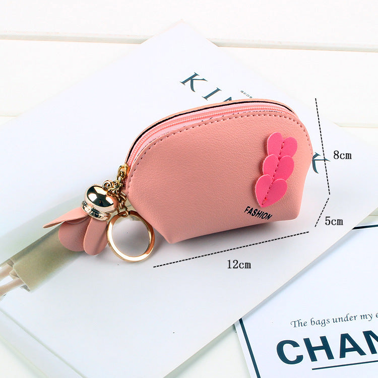 Mini Cute Hand-held Coin Wallet Coin Purse Keychain