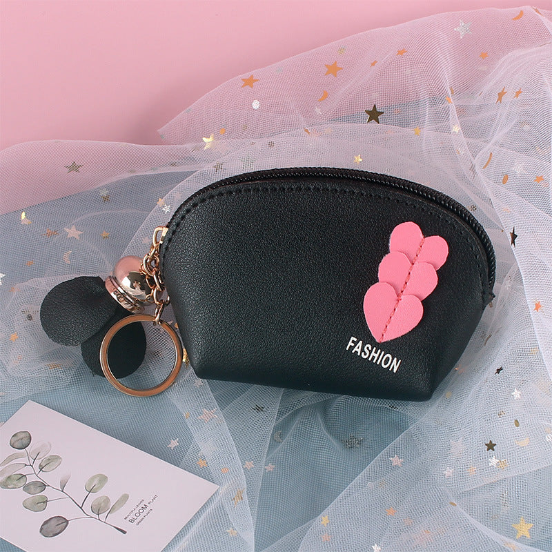 Mini Cute Hand-held Coin Wallet Coin Purse Keychain