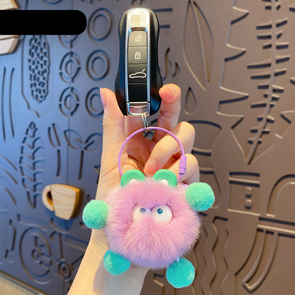 Cartoon Fur Ball Keychain