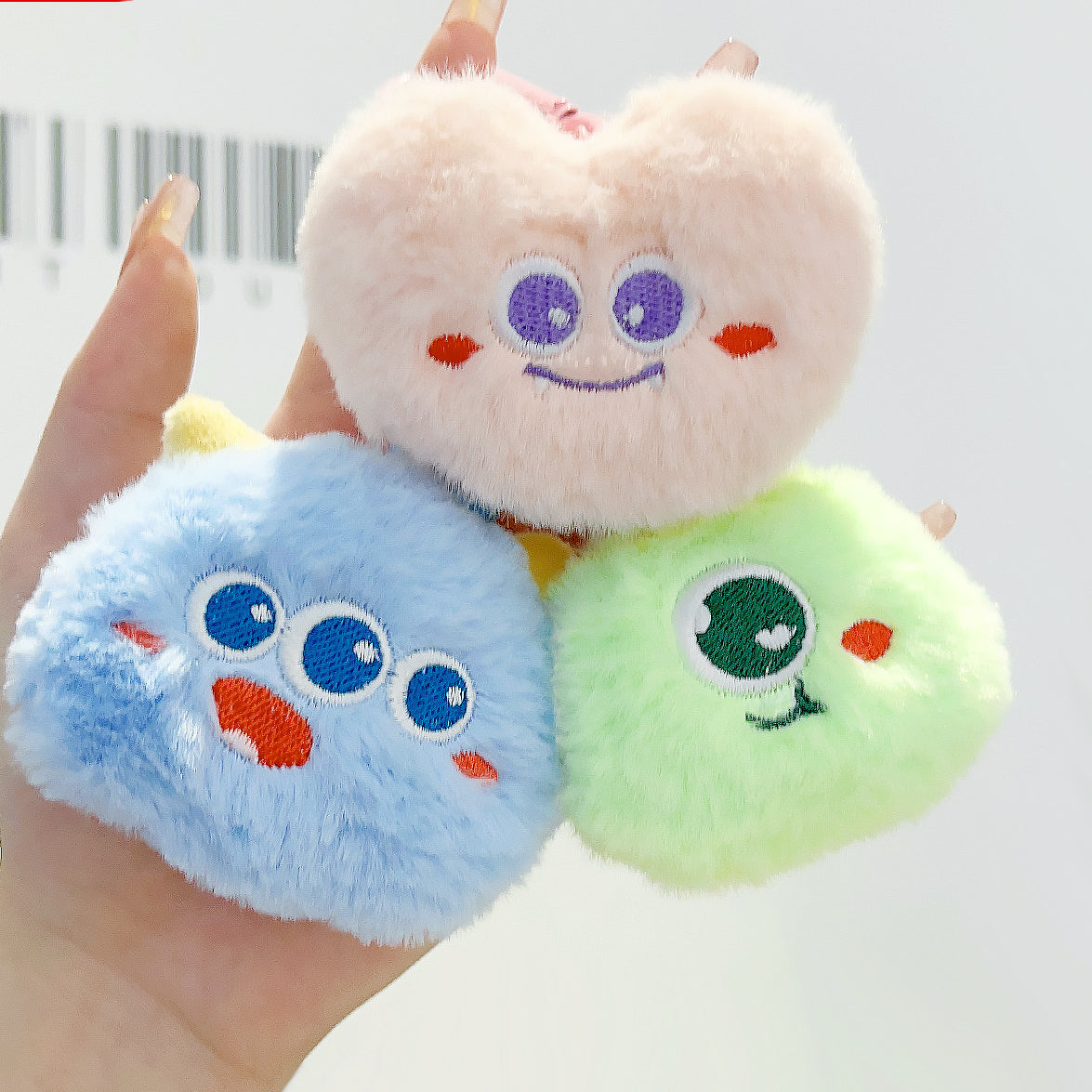 Plush Monster Keychain