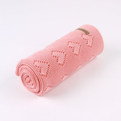 Baby Blanket Love Hollow Hug Blanket Baby Windproof Cover