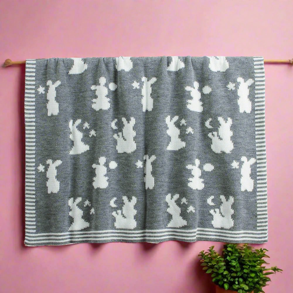 Baby Quilt Cartoon Bunny Baby Stroller Cover Quilt Baby