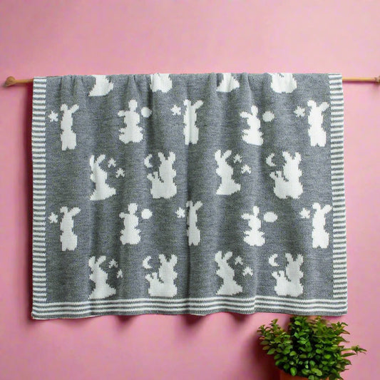 Baby Quilt Cartoon Bunny Baby Stroller Cover Quilt Baby