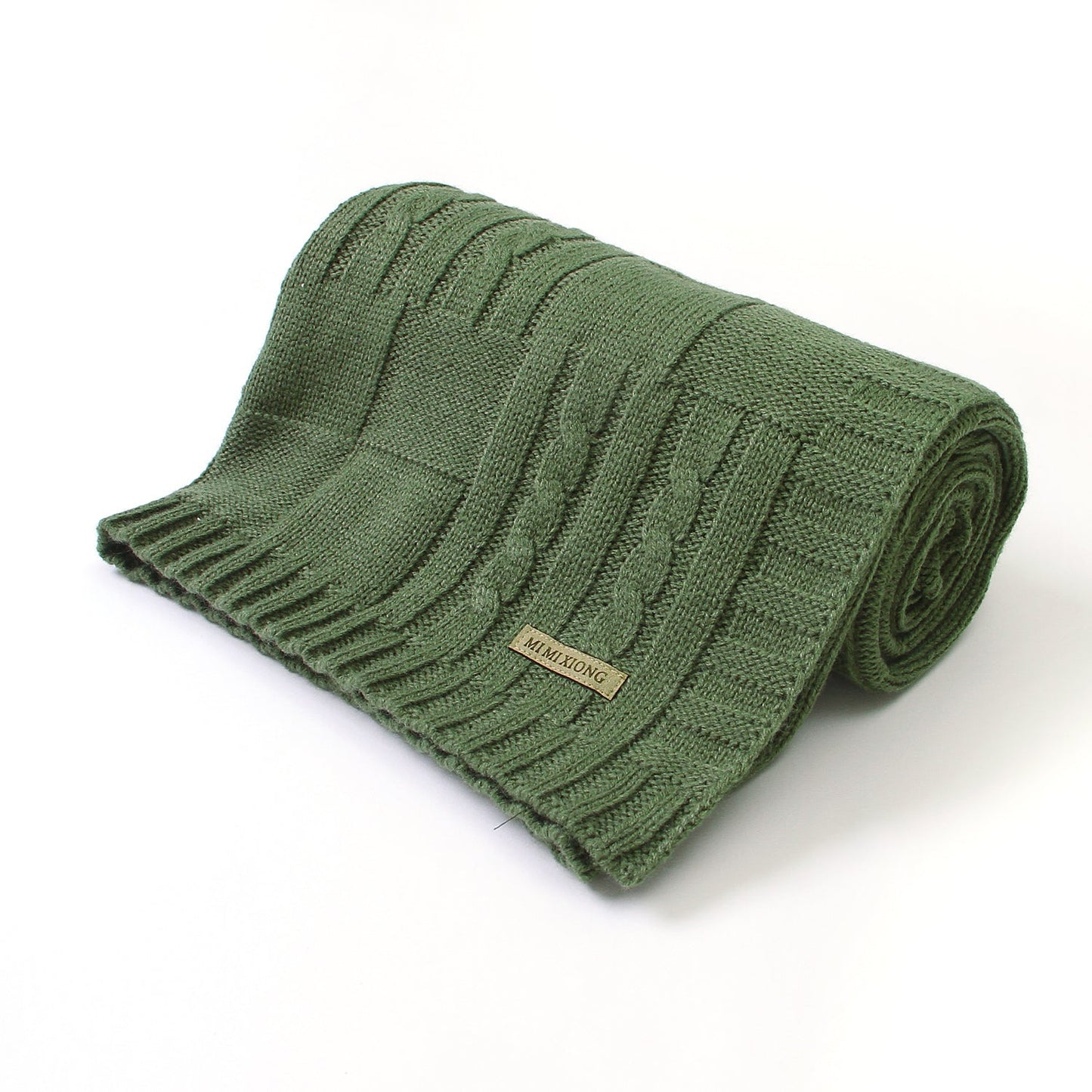 Baby Solid Color Knitted Blanket Baby Windproof Cover Baby