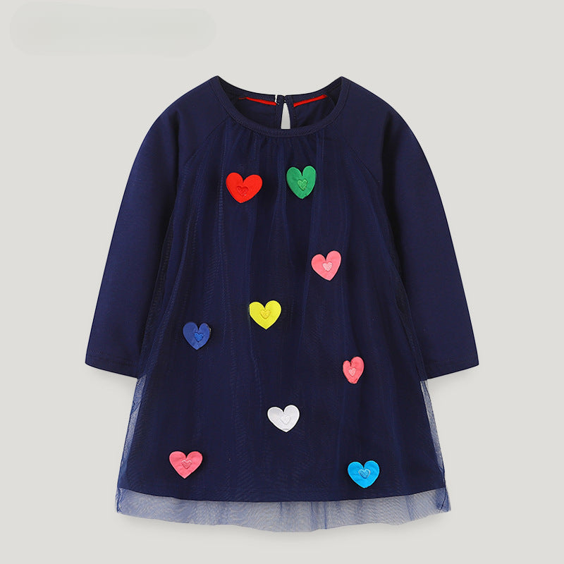 Wholesale Autumn Girls Dress Children's Long Sleeve Princess Dress