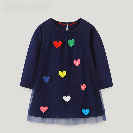 Wholesale Autumn Girls Dress Children's Long Sleeve Princess Dress