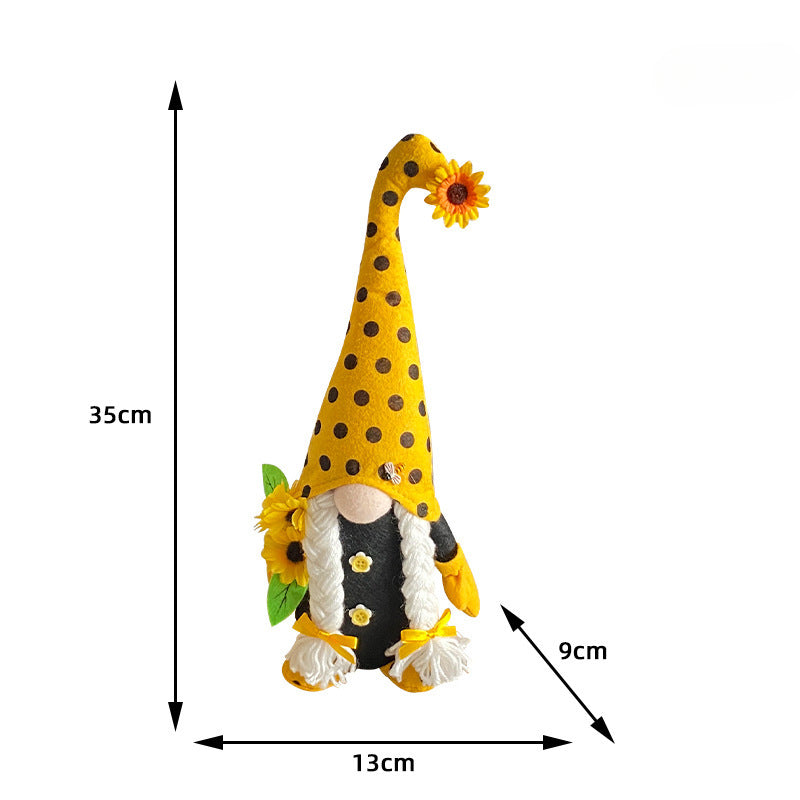 Bee Festival Long Hats, Fabric Figurine Ornaments