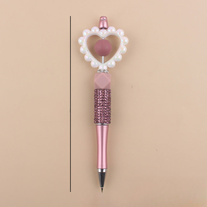 Beaded Pens Love Beaded Silicone Water Diamond Beaded
